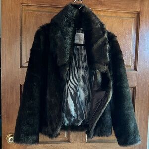 Jennifer Lopez Black Teddy Jacket